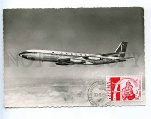 241429 BELGIUM PLANE Boeing ADVERTISINIG SABENA 1960 maxi-card