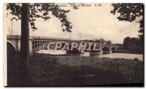 Postcard Old Toulouse Pont St Michel