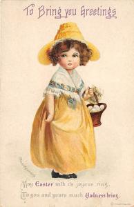 Ellen H Clapsaddle, Easter Greetings Holiday Unused 