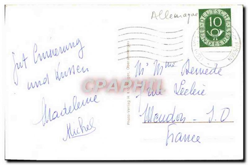 Old Postcard Schloss Neuschwanstein Hohenschwangau U