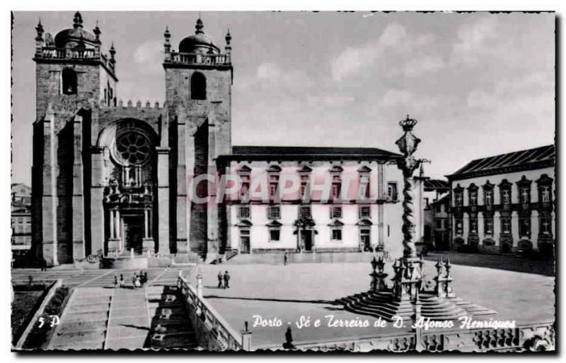  Vintage Postcard Oporto E Terreiro de Afonso Henriques