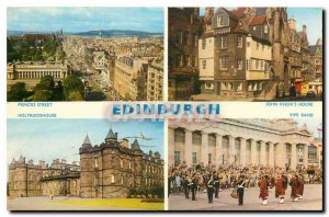 Postcard Modern Prince Street Holyriifhouse Edinburgh