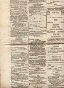 1866 BALTIMORE MD ADVERTISER NEGRO SUFFRAGE BASEBALL CONVENTION (PAID PLAYERS?)