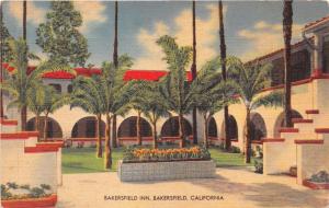 BAKERSFIELD CALIFORNIA CA BAKERSFIELD INN LOT OF 2 POSTCARDS 1940s