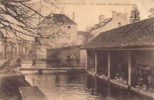 IS-sur-TILLE PLACE-COTE d'OR FRANCE~LE LAVOIR-HOPITAL WASH CLOTHESPHOTO POSTCARD