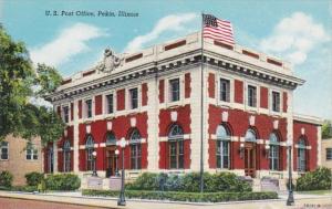 Illinois Pekin Post Office Curteich