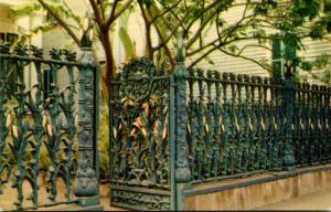 Louisiana New Orleans Cornstalk Fence 915 Royal Street