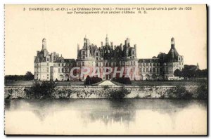 Old Postcard Chambord Castle
