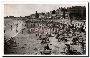 Old Postcard The Sands of Olonne A corner of Beach Volleyball Volleyball