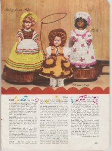 1952 J & P Coats Presenting Dolls from Old American Songs Crochet Book #292