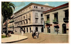 Panama ,Plaza de la Catedral ,Mostrando El Hotel Central