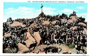 California Riverside Easter Sunrise Services On Mt Rubidoux