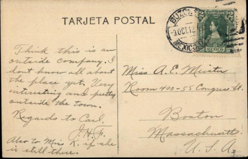 Pachuca Mexico Mina de San Rafael c1910 Used Postcard