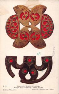 POLDEN HILL SOMERSET UK~ENAMELLED BRONZE TRAPPINGS~BRITISH MUSEUM POSTCARD