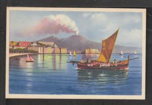 Mount Vesuvios,Volcano,Naples,Italy Postcard 