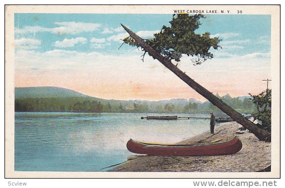 West Caroga Lake, Canoe, New York, 10-20s