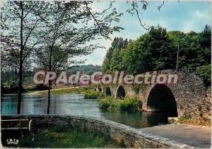 Modern Postcard The Correze The picturesque bridge Saillor