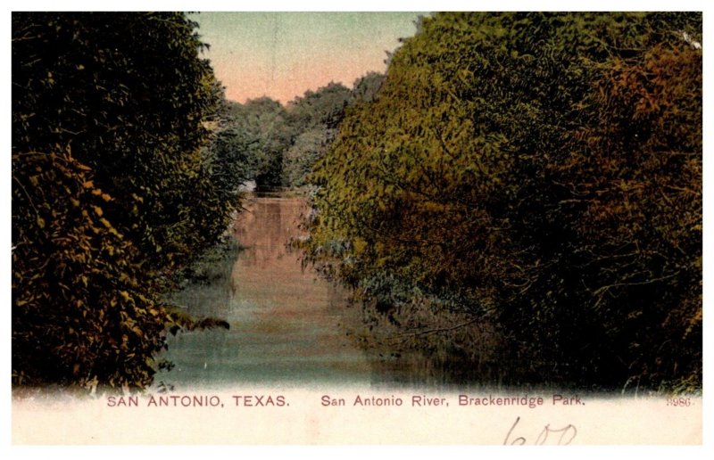 Texas  San Antonio  River Brackenridge Park