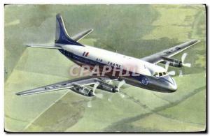 Old Postcard Jet Aviation Air France Vickers Viscount