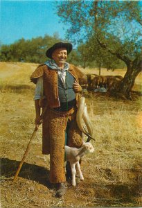 Postcard Ethnic rural costumes folklore Portugal Alentejo