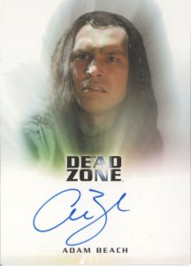 Adam Beach The Dead Zone Autograph Signed Photo Card