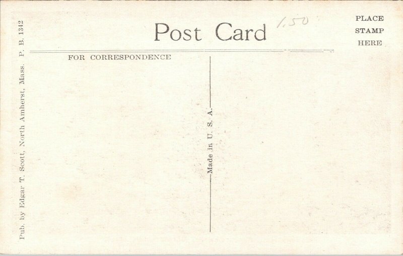 Vtg Northampton MA College Hall Smith College 1910s Postcard