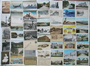 Lot of 508 ANTIQUE & VINTAGE POSTCARDS RPPC TOWNS VIEWS RPPC COMIC NO CHROMES 