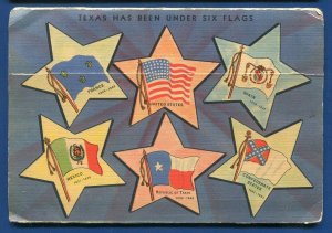 Buenos Dias from Border Trails Texas Rio Grande Valley postcard folder