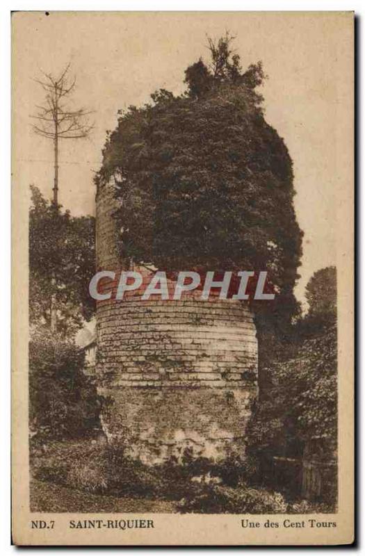 Old Postcard Saint Riquier Of A Hundred Towers