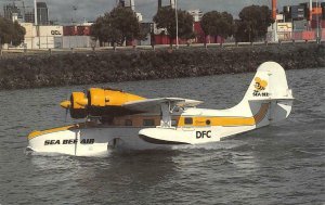 AUCKLAND, New Zealand  SEA BEE AIR Grumman G-21A Goose~Amphibious Plane Postcard