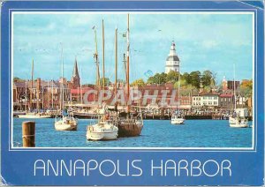 Modern Postcard Annapolis Harbor Maryland