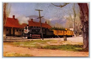 Virginia And Truckee Railroad Postcard Trains