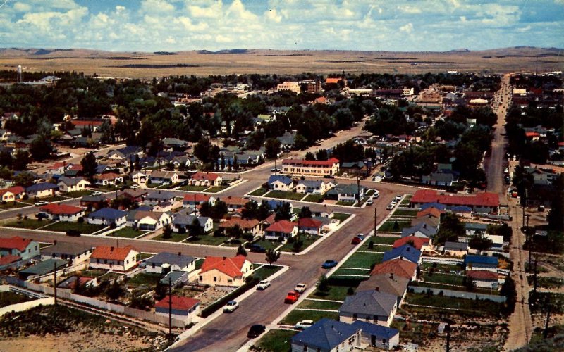 WY - Rawlins. On US Rte 30, The Lincoln Highway. Aerial View