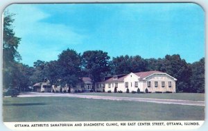 OTTAWA, Illinois  IL  ~ OTTAWA ARTHRITIS SANATORIUM Diagnostic Clinic  Postcard