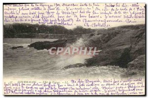 Postcard Old Gourmalon Waves Effect