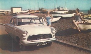 Postcard 1960s English Ford Consul automobile dealer advertising 23-7923