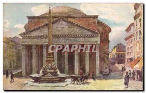 Italia - Italy - Italy - Rome - Roma - The Pantheon - Old Postcard