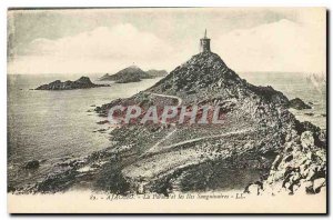 Old Postcard La Parata Ajaccio and Sanguinaires