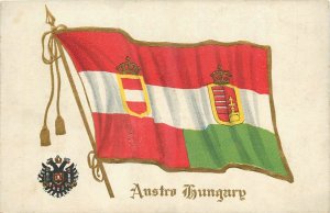 c1910 Austro Hungary flag Patriotic Artist Impression Postcard 25-11773