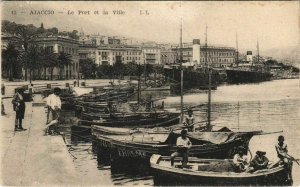 CPA Ajaccio Le Port et la Ville CORSICA (1077785)