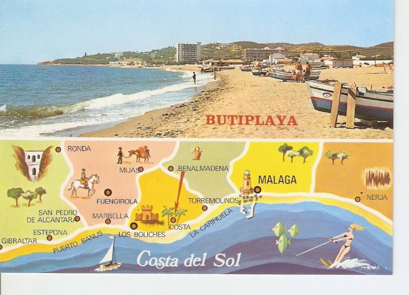 Postal 025896 : Mijas - Costa La Butiplaya