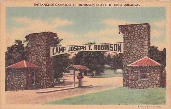 Arkansas Entrance To Camp Joseph T Robinson Near Little Rock