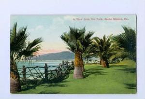 LP22 Santa Monica, California, CA, Postcard, Park View.