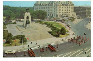 Elevated View of Confederation Square, Changing of the Guard, Ottawa, Ontario,