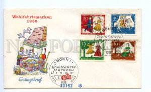 419059 GERMANY 1965 year Tales of the Brothers Grimm First Day COVER