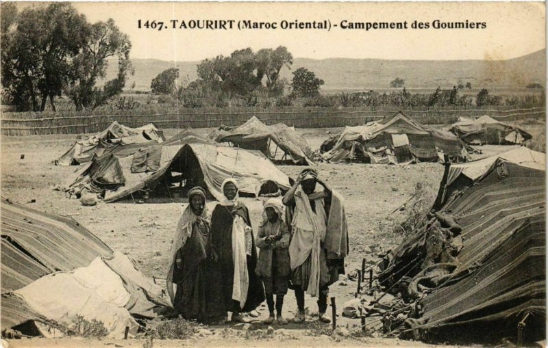 CPA AK MAROC TAOURIRT - Campement des Goumiers (219170)