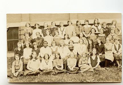 Real Photo High School Class Girl, Halifax, Nova Scotia