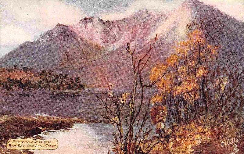 Ben Eay Loch Clare Ross-Shire Scotland UK 1910c Tuck postcard