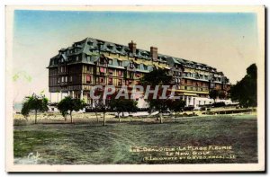 Old Postcard Deauville La Plage Fleurie New Golf Hotel