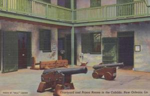 Courtyard and Prison Rooms in Cabildo - New Orleans LA, Louisiana - Linen
